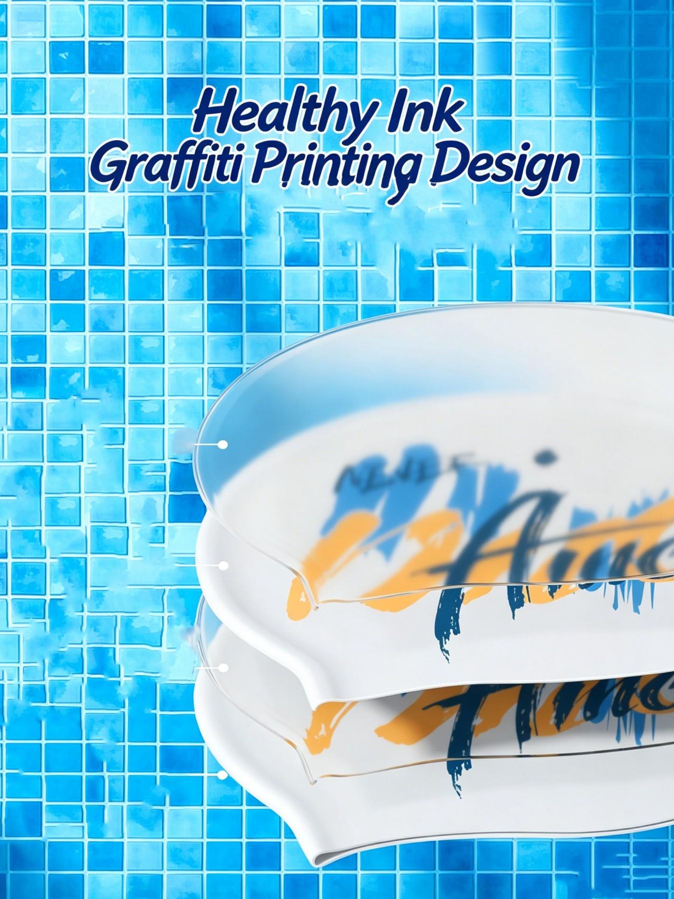 Adult Silicone Swim Cap, Large Size Sun Protection, Comfortable Fit, Unisex Professional Waterproof Training Hat, Ideal for Swimming