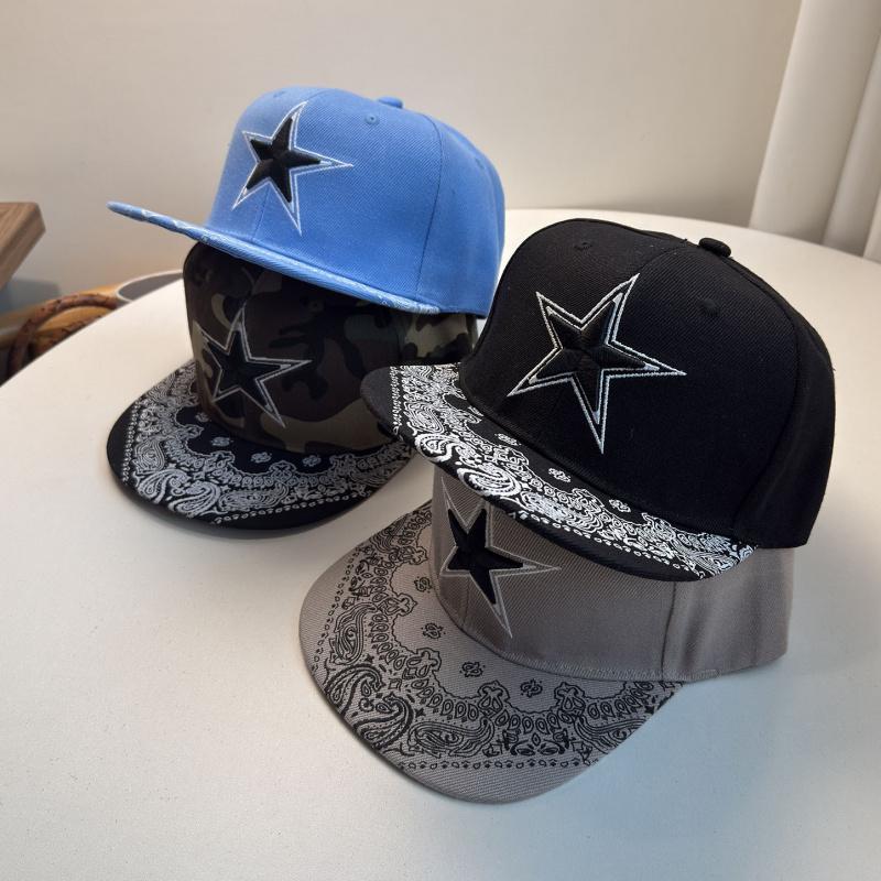 2025 New Spring Hip-Hop Cap with 3D Embroidered Letters, Flat Brim Baseball Cap, Street Casual Street Dance Hat