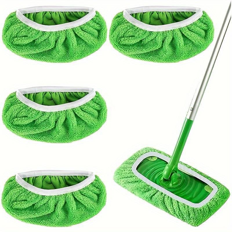 Microfiber Cleaning Mop Replacement Pad, Flat Floor Mop Cloth, Washable And Durable Replacement Mop Cloth, Wet And Dry Use, Easy To Clean, Cleaning Supplies, Back To School Supplies, Reusable Mop Pads