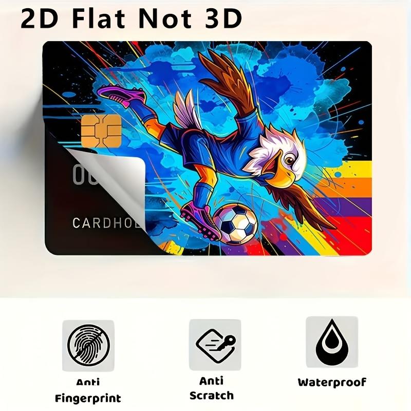 [2D Flat] 2026 World Cup Fun Cartoon Stickers, Credit Card Stickers, Stickers. Suitable for Credit Cards, Bank Cards, Transit Cards. Removable Self-adhesive Stickers, an Ideal Gift for Friends, Decorative Stickers