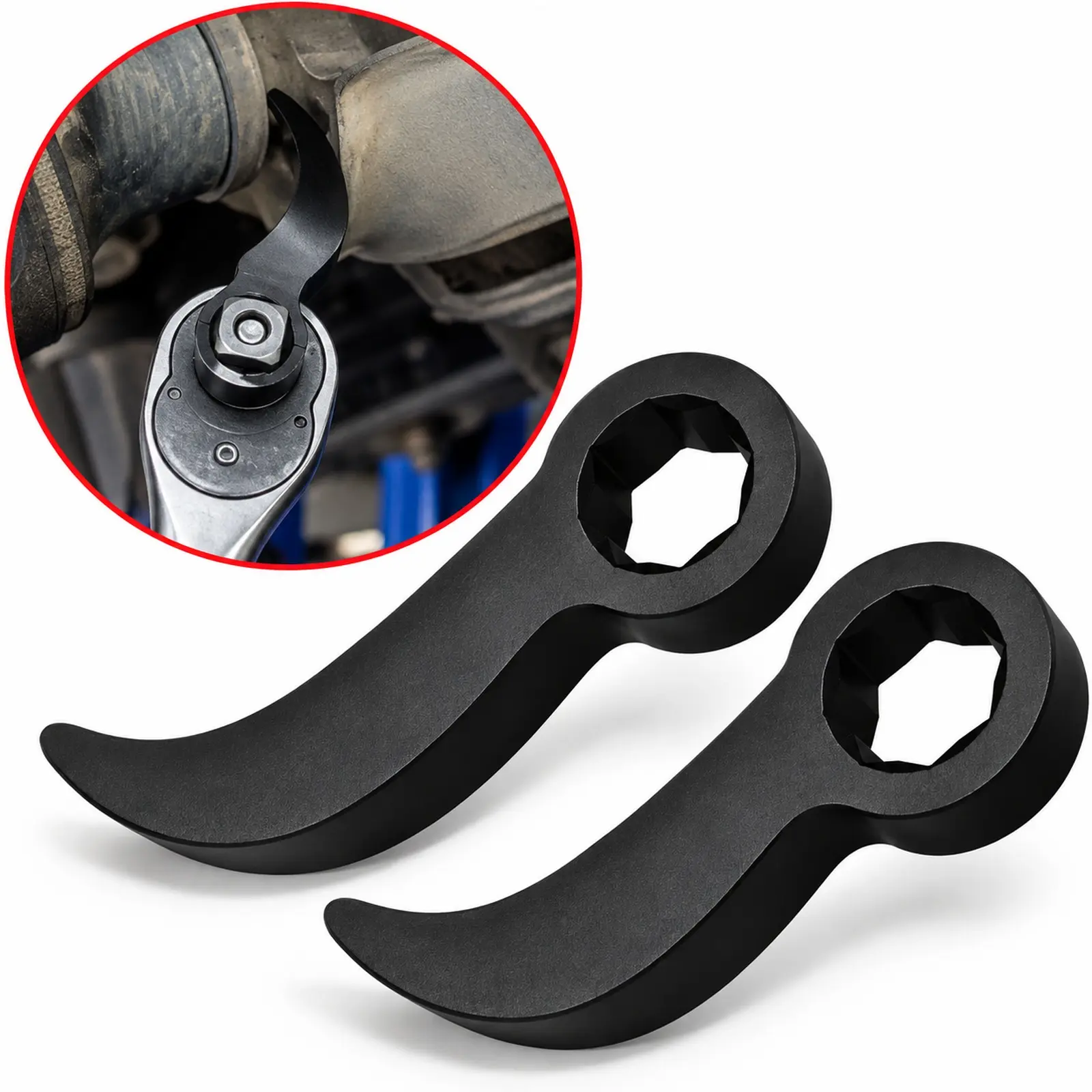 1/2-inch Drive Splined Axle Removal Tool (Fork-type) — Automotive Axle Removal/Installation Tool (8-Hole Spline)