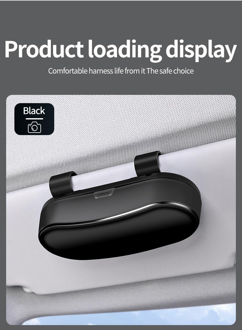 Portable Sunglass Clip, Durable Abs Material, Universal Car Sunglass Holder, //, Vehicle Eyewear Organizer