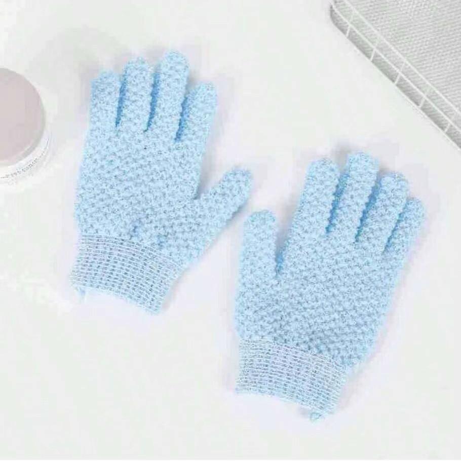 Exfoliating Bath Gloves, Thickened Elastic Shower Mitts, Home Use Daily Cleaning, Scrubbing Hand Gloves for Bathtub and Sink