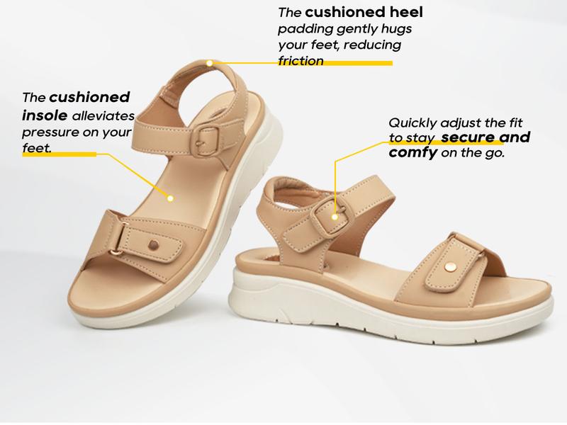 Women Massage Sandals Orthopedic Walking Platform Sandals
