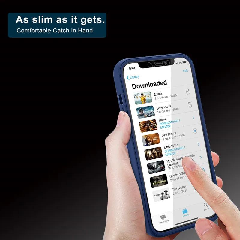 360 Full Body Front+Back Clear Case For iPhone 16 15 14 13 11 12 Pro Max Silicone  Shockproof Cover