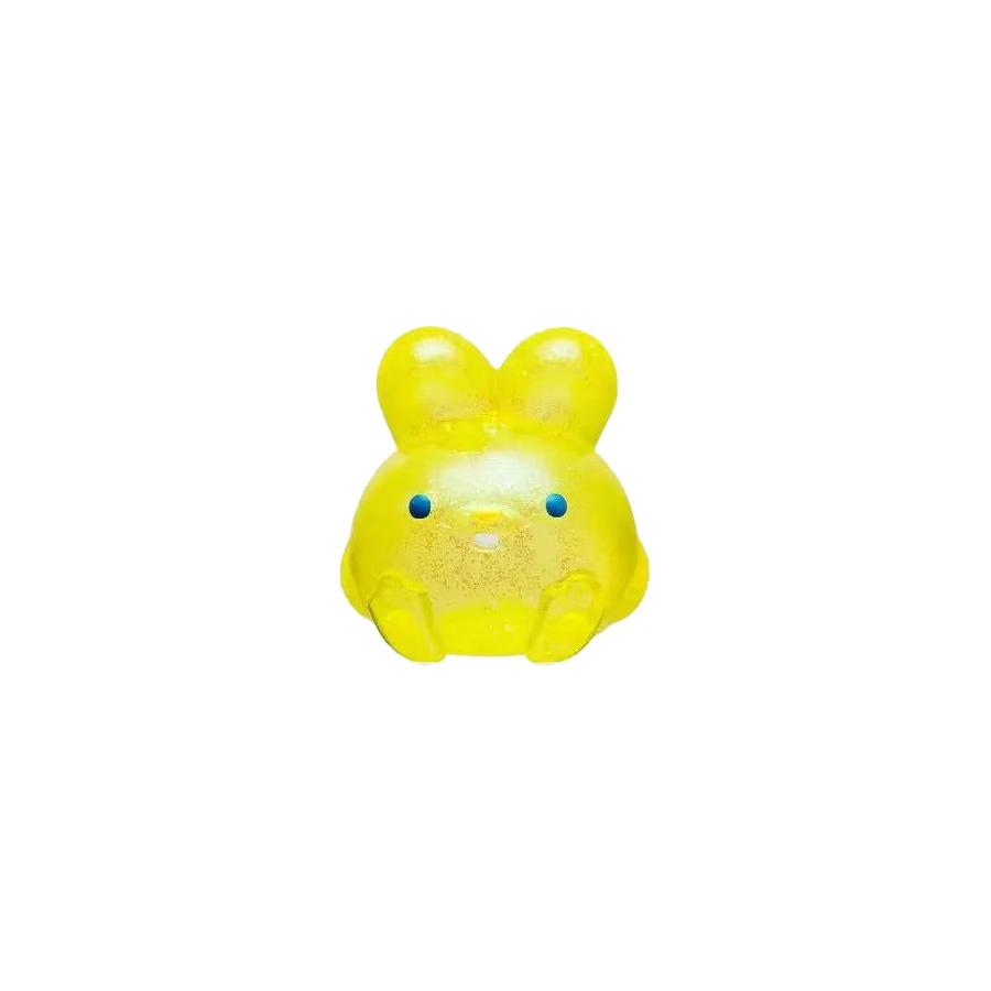 3 Colors Soft Candy Bunny Toy with Jelly Filling, Sensory Stress Relief, Easter Basket Stuffer, Perfect Gift for Kids