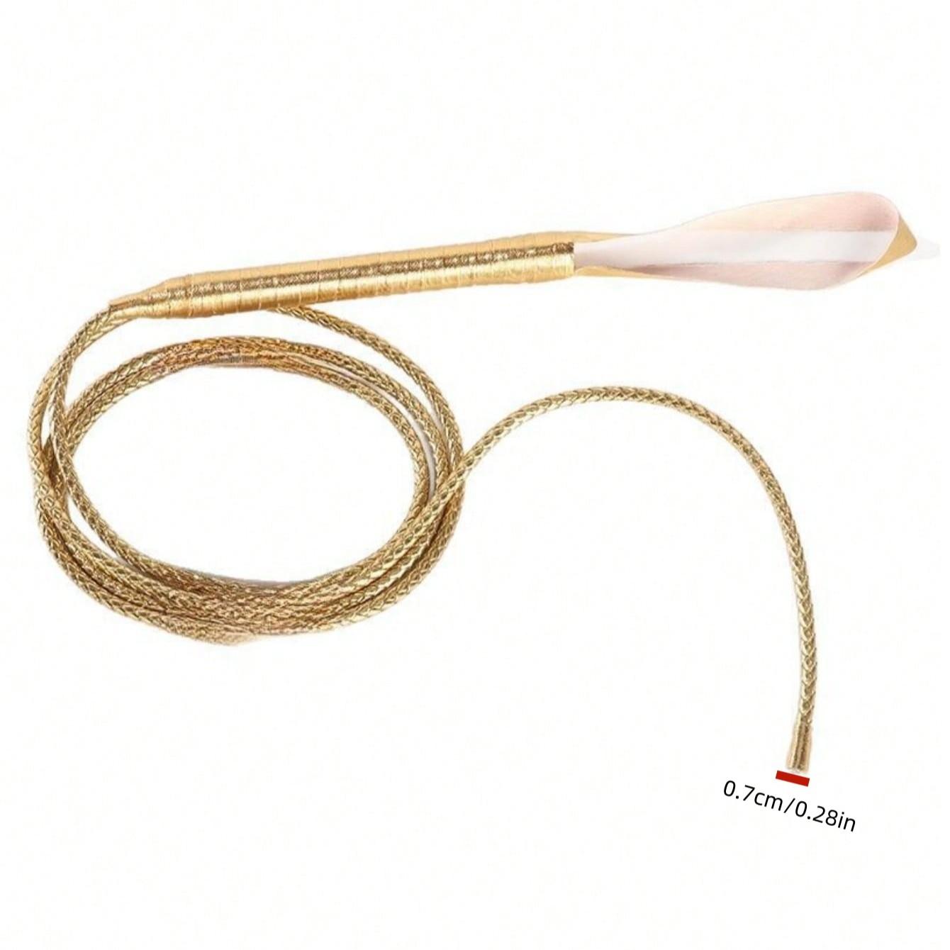 Artificial Leather Whip with Convenient Strap, Soft Handle for Comfortable Grip, Ideal for Equestrian Horseback Riding Role-Playing Stage Performances