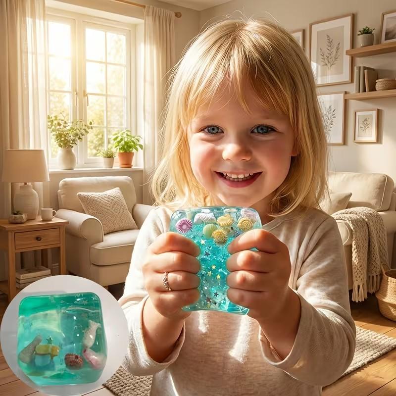 New 3D Cartoon Decoration, Infinite Squeeze Stress Relief Cube Toy, Fun Gift for Christmas, Party, Birthday, School Rewards, Great Grandchild Present