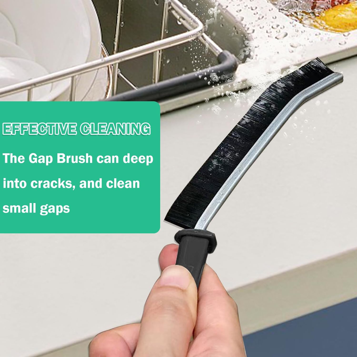 Cleaning Brush, 5 Counts Hard Bristle Crevice Cleaning Brush, Corner Thin Cleaning Brush, Home Essentials Toilet Brush, Scrub Brush, Cleaning Supplies
