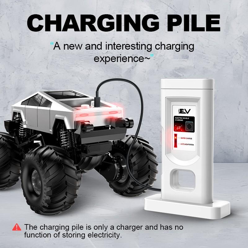 2.4GHz Remote Control Amphibious Off-Road Car, 360° Rotating Large Wheels, LED Lights, High Capacity Battery, Kids Toy, Unisex