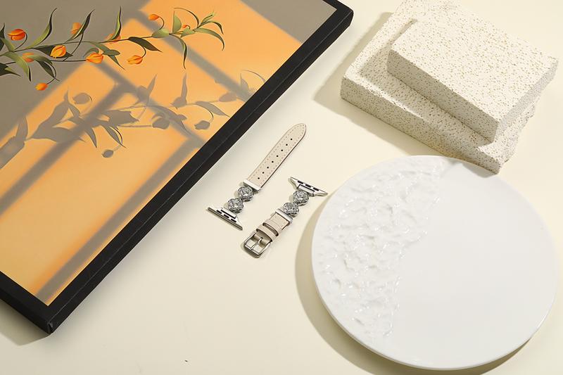 BUREI Clover Bling Strap Stainless Steel Metal Band Compatible for  iWatch 38mm-49mm (Series 1-11/SE/SE2/Ultra/Ultra2), Durable & Stylish Replacement Bracelet for Men & Women (Watch Not Included)#TikTokShopHolidayHaul