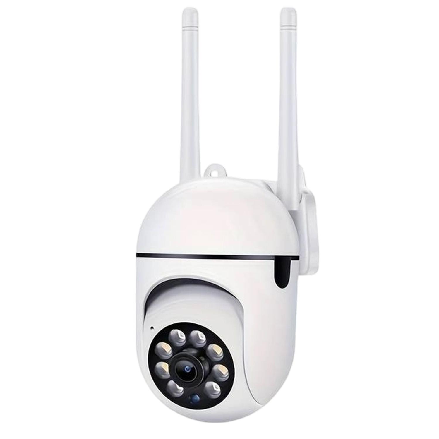 Wireless Security Camera, 355-Degree Rotation Security Camera with Auto Tracking, HD Night Vision Camera with Wireless Alarm, Two-Way Talk Indoor Monitor