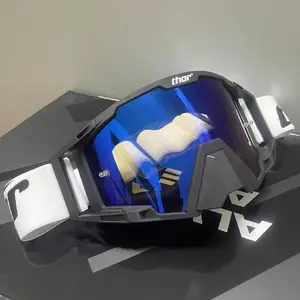 All-Season Motocross Goggles: Scratch-Resistant, Dustproof, UV-Protective, Adjustable Fit for ATV, Dirt Bike, Snowmobile & Off-Road Riding - Perfect Gift for Adults & Teens