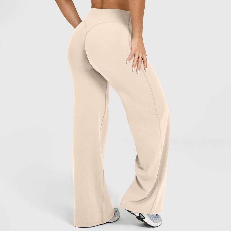 RICH BRIA Women‘s Casual Pants - High Waisted Loose-Fitting Casual Pants - Comfortable & Elastic Loose Pants with Stretchy Material - Straight Leg Hem