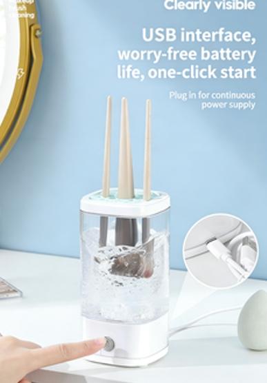 Automatic Electric Makeup Brush Cleaner, Multifunctional Beauty Tool, Ideal for Daily Use, Essential Gadget for Perfect Application