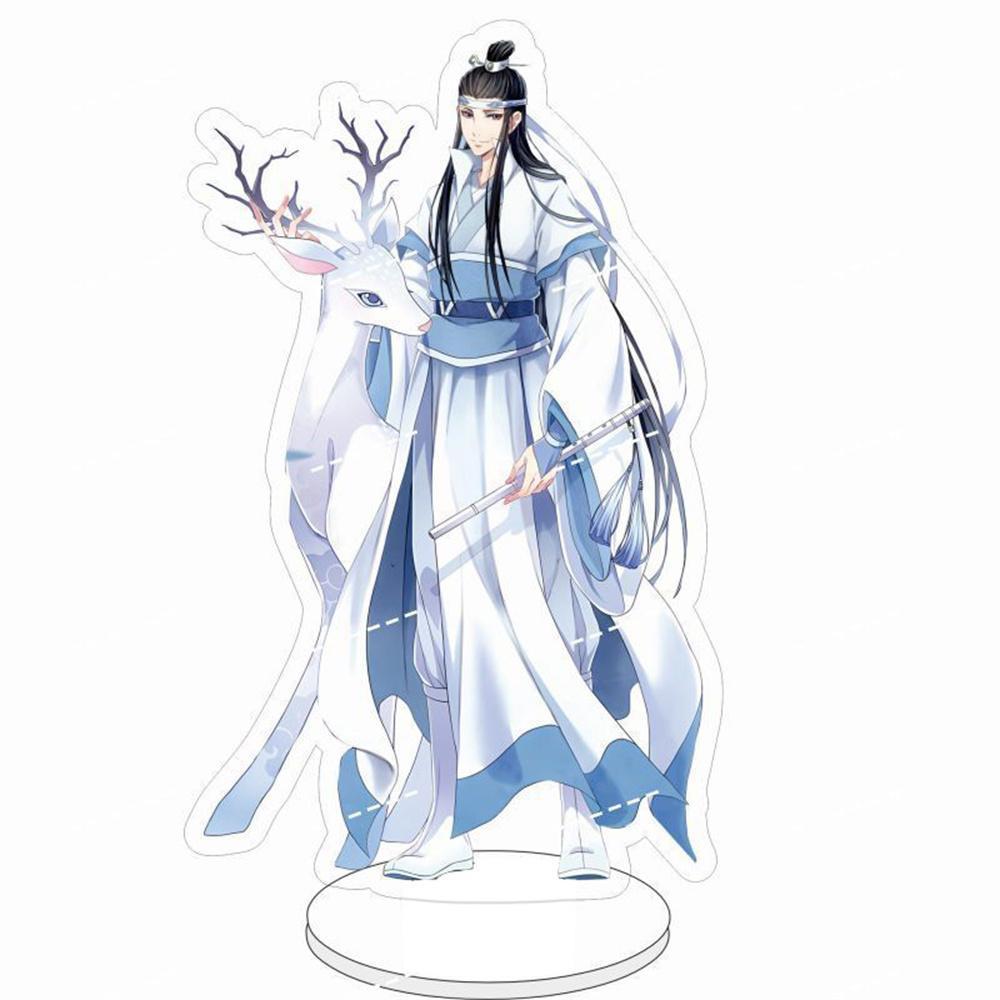 15CM Hot Anime Acrylic Stand Model MO DAO ZU SHI Cartoon Figures Wei Wu Xian And Lan Wang Ji Su She Collection Gifts