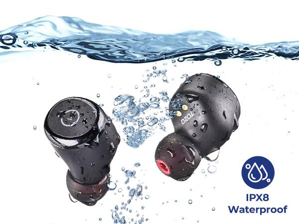 TOZO-T10 (Ergonomic Edition) Wireless Earbuds Bluetooth 5.3 Headphones, App Customize EQ, Ergonomic Design, 55H Playtime, Wireless Charging Case, IPX8 Waterproof Sound in-Ear Headset, 2024 New Version FathersDayGift Audio Electronic