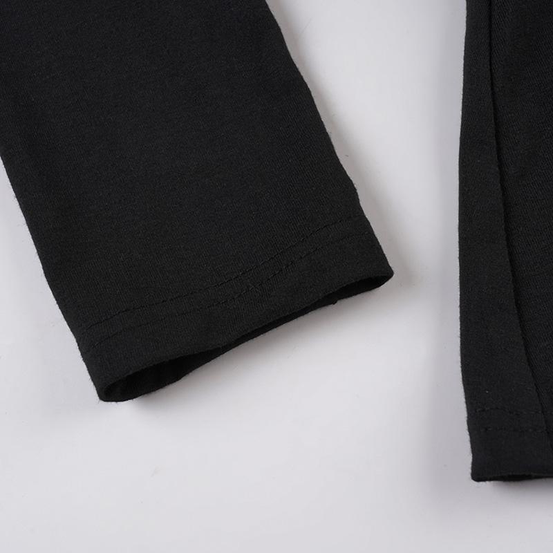 Women's Slim-Fit Long Sleeve T-Shirt, Plain Pattern, Street Style, Spring & Fall Casual Wear, New Arrival Fashion Top, Casual Classy Top