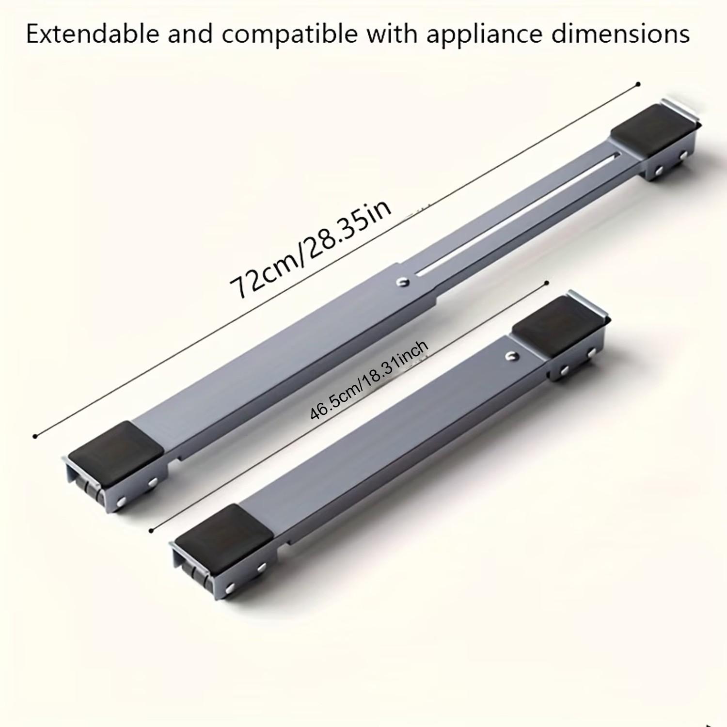 Universal Storage Rack Roller Heightening Bracket, Movable Pulley Support Frame for Refrigerator & Washing Machine Base, Durable Organizer
