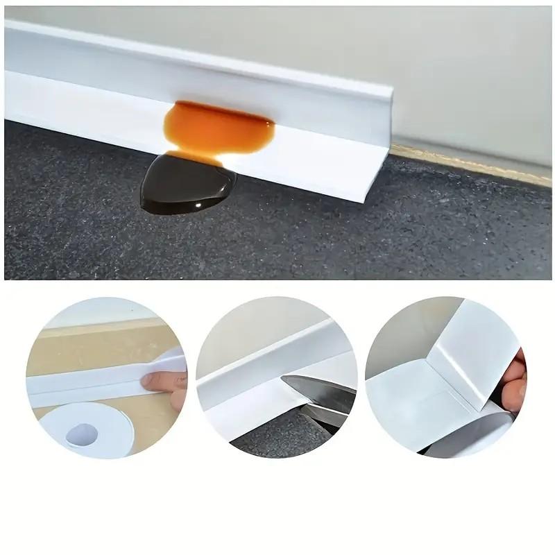 1/3 Rolls White Caulk Tape - Self Adhesive Waterproof Sealant Strip for Bathroom, Kitchen, Sink, Tub, Shower, Bathtub & Toilet Edge Protection 1/3 Rolls White Caulk Tape - Self Adhesive Waterproof Sealant Strip for Bathroom, Kitchen, Sink, Tub, Shower, Bathtub & Toilet Edge Protection