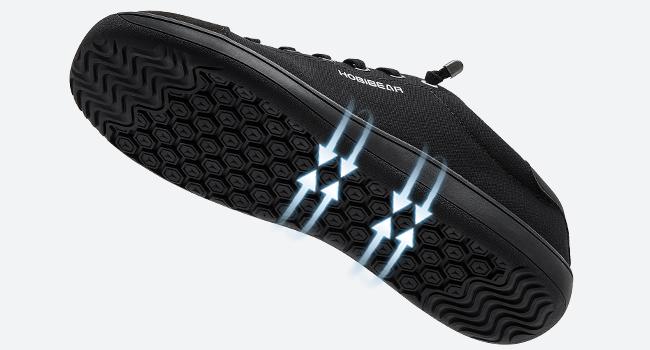 HOBIBEAR Barefoot Minimalist Shoes Womens Mens | Zero Drop | Wide Width Canvas Slip-on Shoes Casual Trainer SpringStatements