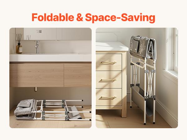 VEVOR Dog Bathtub, Elevated Dog Bath Tub, Collapsible Pet Bathing Grooming Wash Station, Portable Foldable Space-saving, with Built-In Drain Hose for Small and Medium Pet Cat Indoor Outdoor, Gray