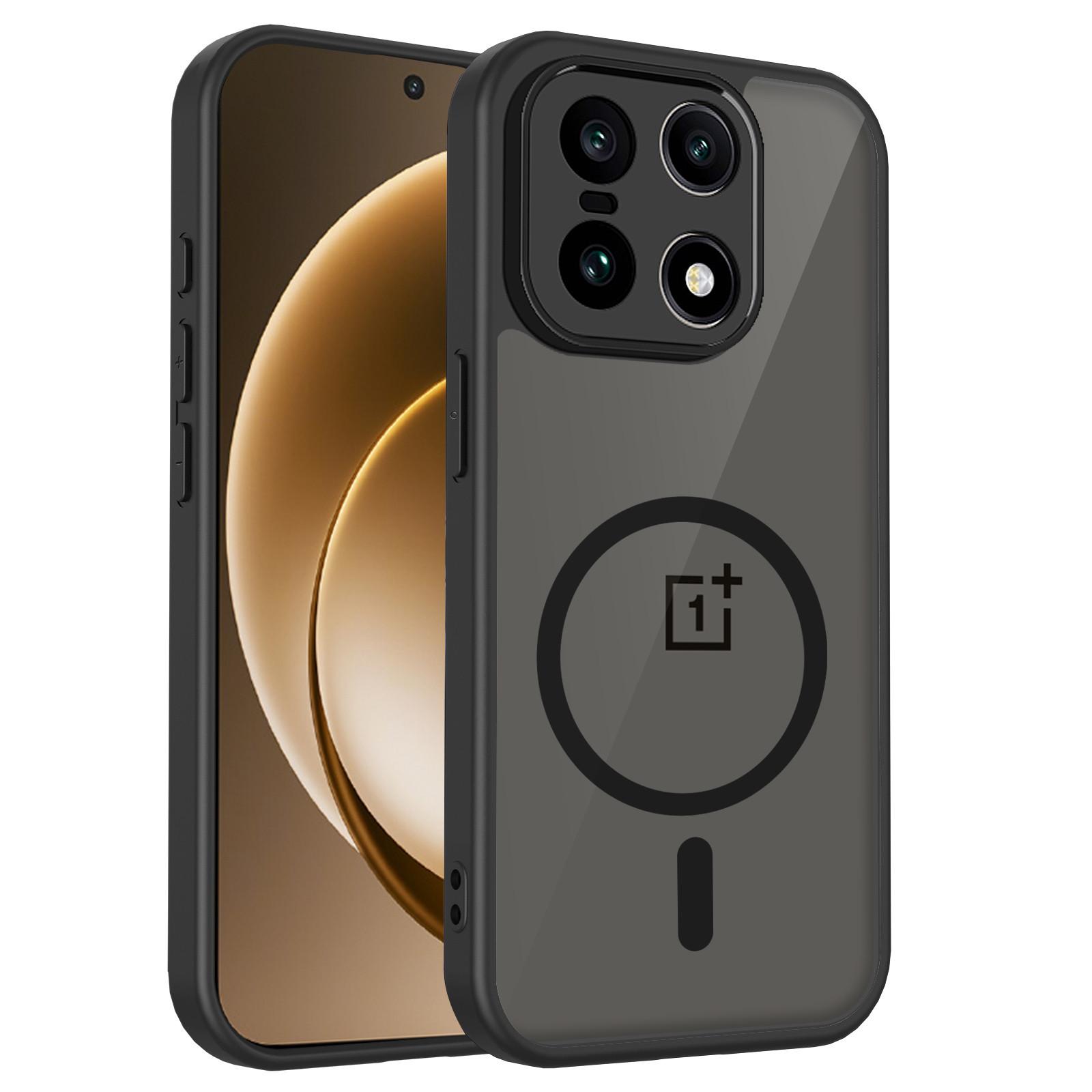 Oneplus 15 Cph2745/cph2747 Case, Magsafe Wireless Charging, Silicone TPU Bumper, Skin Feel Matte Back Hard Shell Cover, Anti-Drop Protection