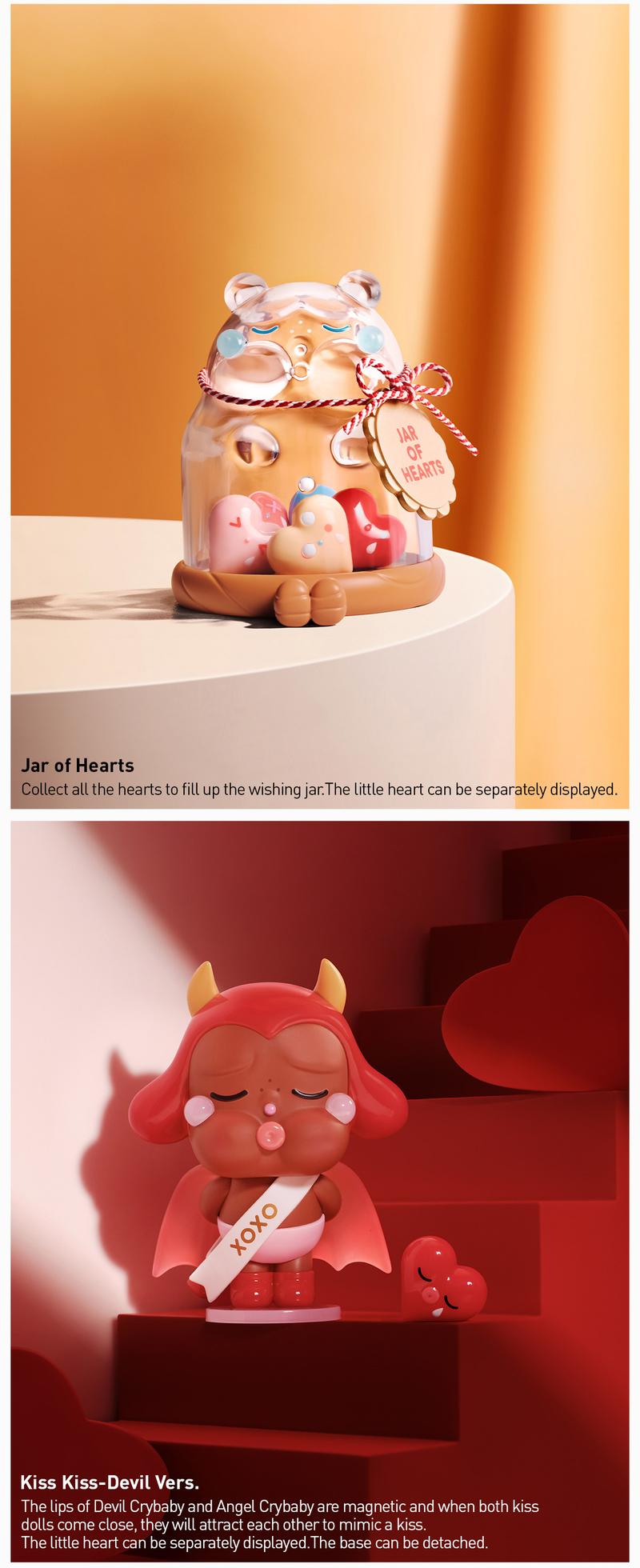 POP MART CRYBABY Crying For Love Series Figures Blind Box, Collectible Toys, Valentine’s Day Gifts
