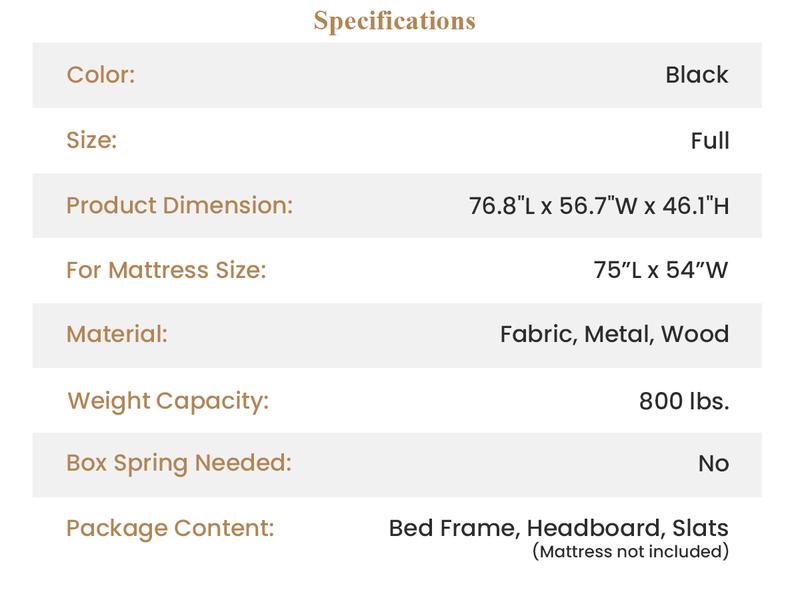 SHA CERLIN Platform Bed Frame with Upholstered Headboard, Wingback & Button Tufted Design,【Frame Only No Mattress】Full Queen King Size, No Box Spring Needed#ChristmasGifts#TikTokShopBlackFriday