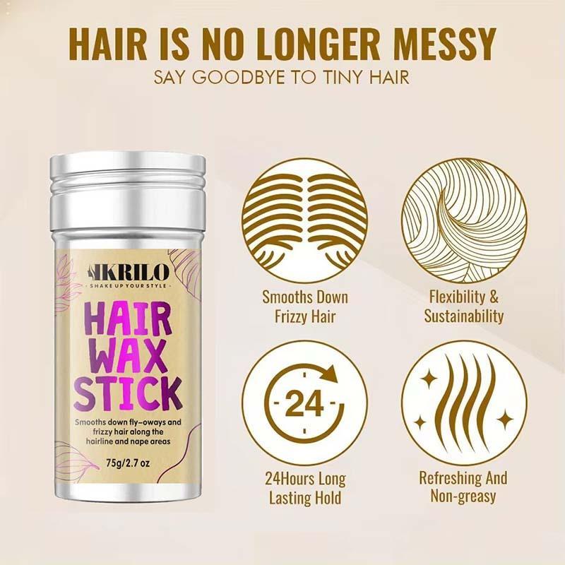 Hair Wax Stick, Hair Styling Wax Stick, Smooths Hair Wax Stick, Professional Hair Styling Product Haircare For Women & Men