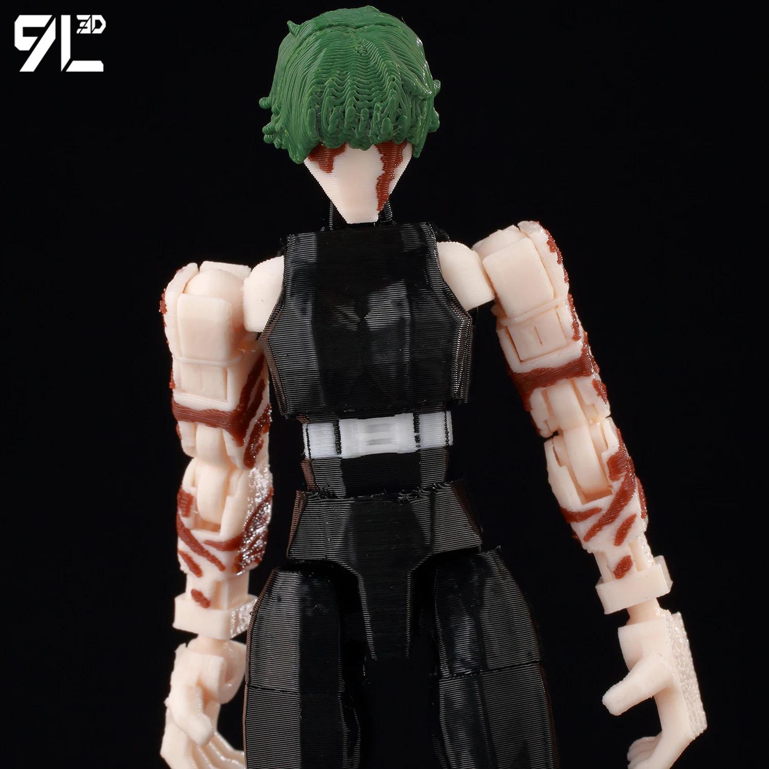 9L3D Printed Jujutsu Kaisen Dummy13 Lucky13 T13 Titan13 Zen'in Maki Anime Multi-Jointed Toys Action Figures Mannequin Model Gift