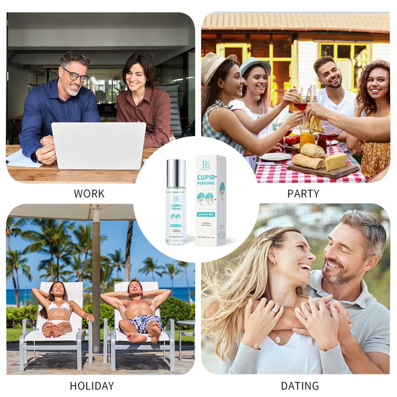 Women's Roll-On Pheromone Cologne for Enhanced Charm and Confidence. Men's Hypnosis Pheromone Cologne Set Original Oil, Long-Lasting, Romantic Fragrance for Unforgettable Dates.