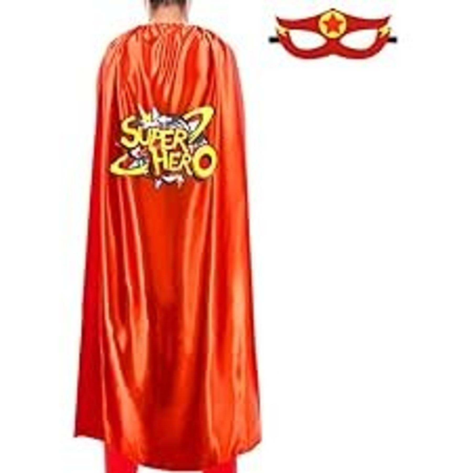 Superhero-Cape and Mask for Adults, Super Hero Costumes Women Men | Super Hero Capes & Masks Set - Easy Halloween Cosplay Outfit for Charity Fun Runs, Masquerades Party Dress-up, Birthday GiftsGift