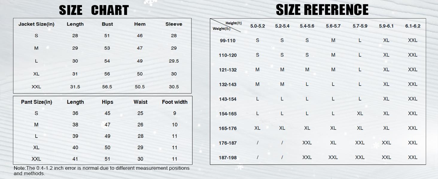 YEEFINE Women's Waterproof Ski Jackets Pants Set, Men Windproof Ski Suit Set, Adult Slim Hooded Raincoat Jacket for Hiking & Winter Activities