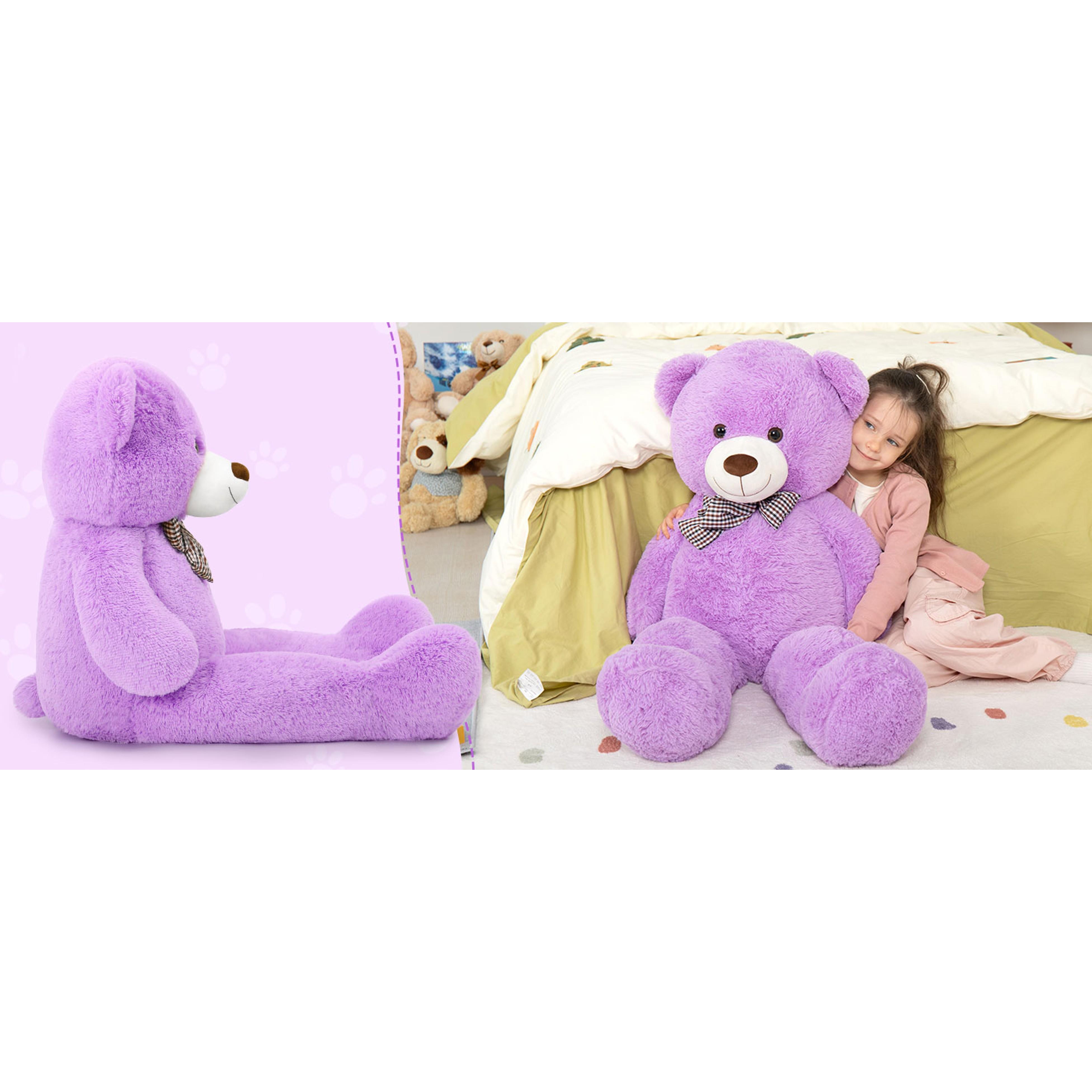 Giant Teddy Bear 4 Feet,Adorable and Cuddly Big Bear Stuffed Animal 47", Classic Teddy Bear Plush Gift Decoration for Baby Shower,Party,Birthday,Valentines Day,Tan