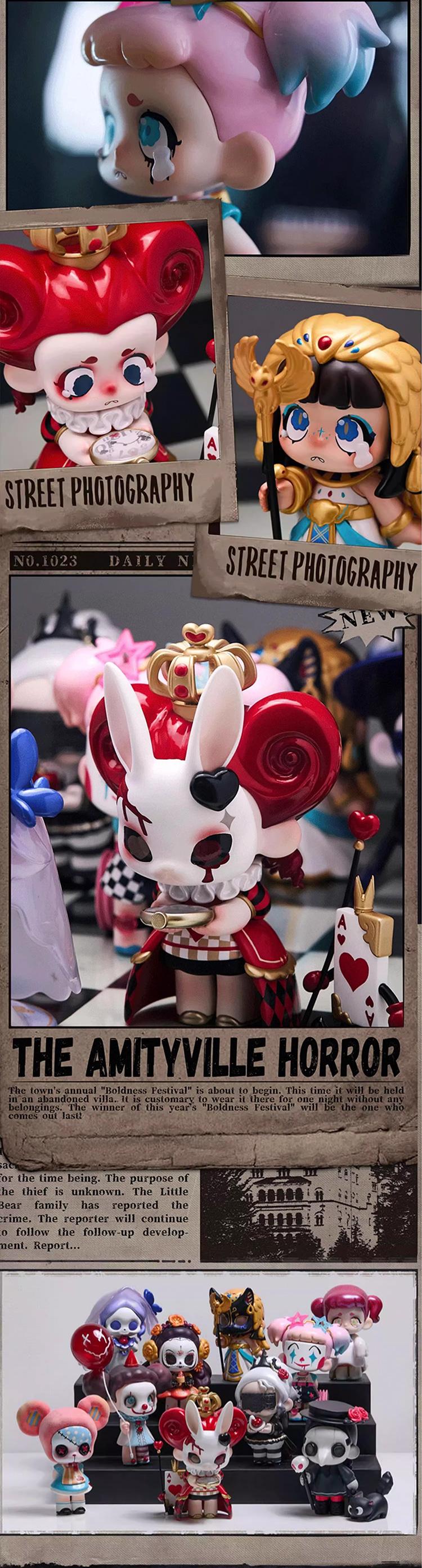 CALEMBOU Kasa Not a Villain Series Anime Blind Box, Cute I'm Not A Clown Series Blind Box Figure for Desktop Ornament Collectable PVC Figure for Halloween Christmas Gifts