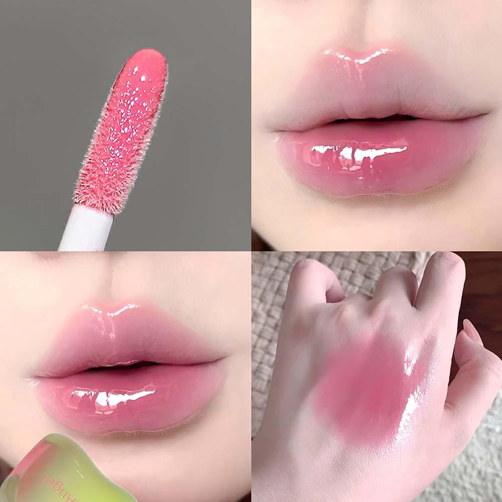 4-Pack Clear Lip Gloss Set, Hydrating Formula, Long-Lasting Moisture, Perfect for All Skin Types, Ideal for Daily Use