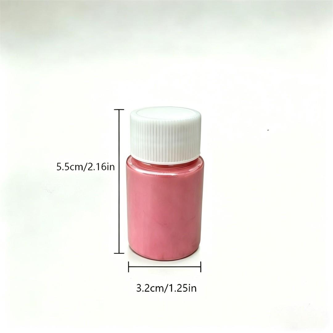 Bronze and Wine Mica Powder Set, Metal Resin, Candle Dye, Soap Clay Nail Art, DIY Craft Kit, 10g Per Bottle, 2 Pieces/set