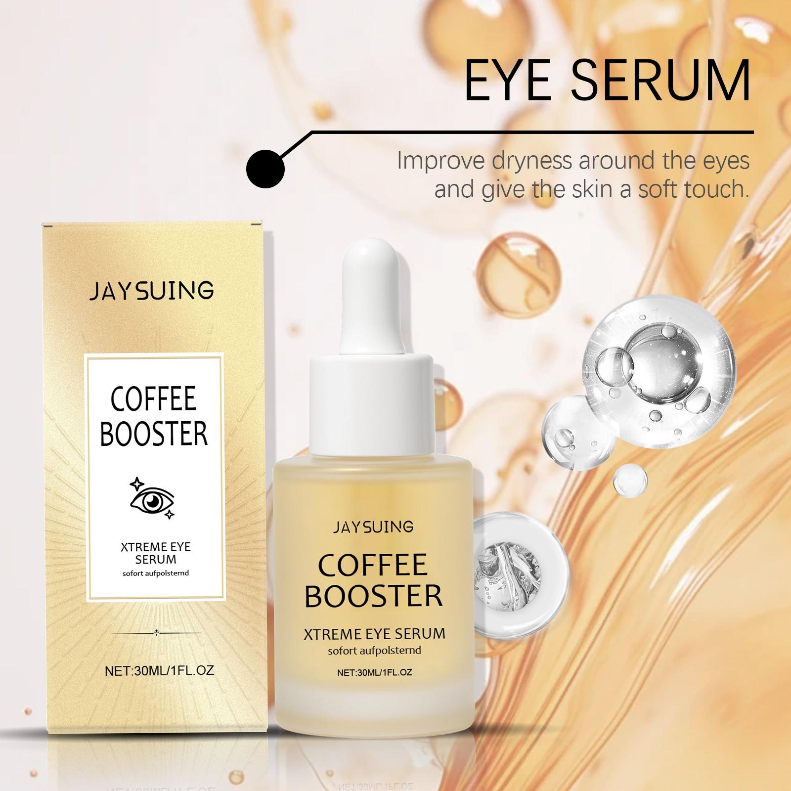 Caffeine Eye Serum with Collagen and Hyaluronic Acid, Firming and Moisturizing, Home/travel Eye Care, Skin Treatment