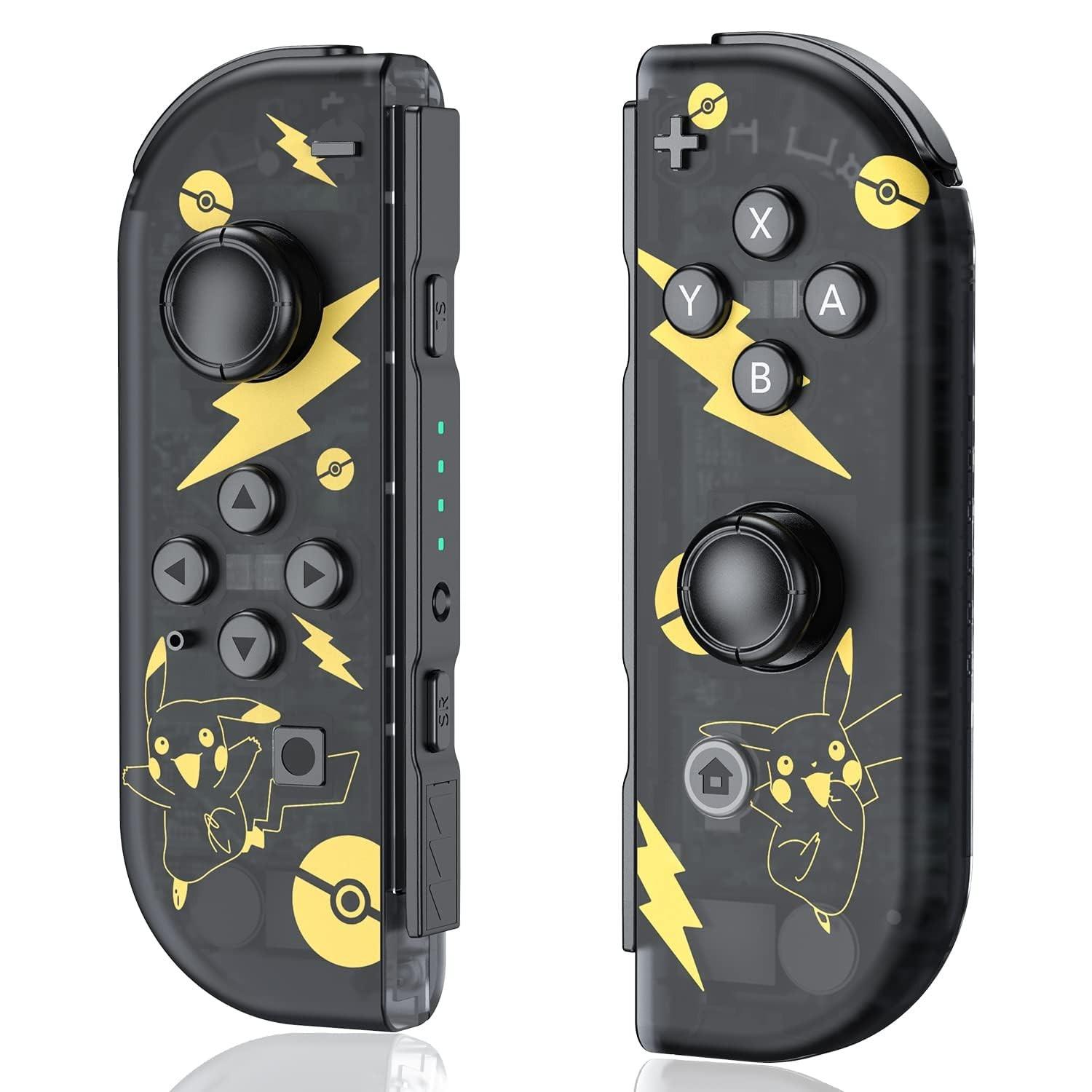 Wireless Controller Game Pad for Game Handheld, Compatible with Switch Lite Oled, Dual Vibration Function, Cool Replacement Accessory, Wireless Gaming Controller