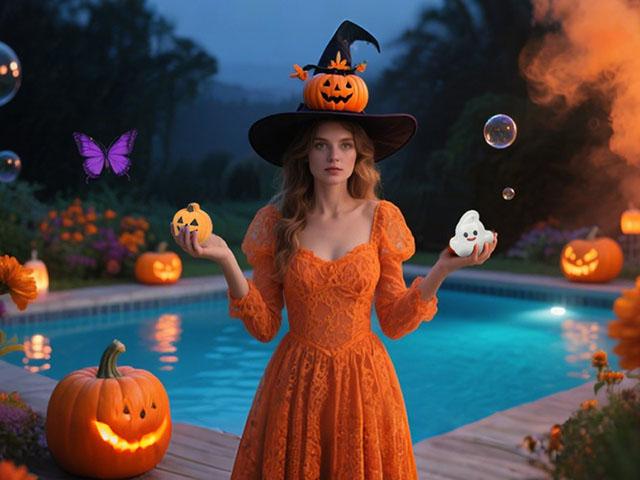 iHave Halloween Bath Bomb Gift Set – 6pcs Spooky & Cute Bath Bomb Kids Gift Box with Witch, Bat, Black Cat, Skull, Ghost & Pumpkin – Fizzy Spa Balls for Fun Bath Time, Relaxing Self-Care, Halloween Bath Bombs for Kids, Party Favors  Unique Holiday Gifts