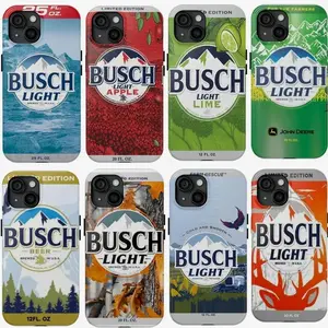 B.u.s.c.h Light Beers Phone Case, Busch Light Apple/Farmer Drink, Suitable for iPhone 17-11 Pro Max/Plus and  Samsung Galaxy S23-25