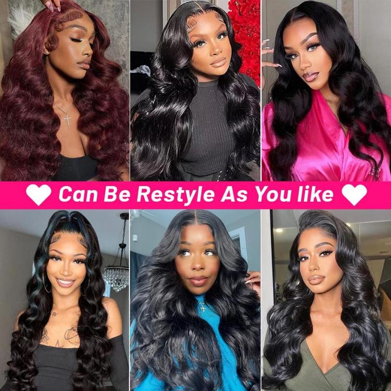 Ready To Go 13x4 Glueless Wig Human Hair Body Wave Wigs Pre Cut 6x4 Lace Closure Human Hair Wigs Pre Plucked Ready to Wear Human Hair Wigs For Women TikTokShopBlackFriday