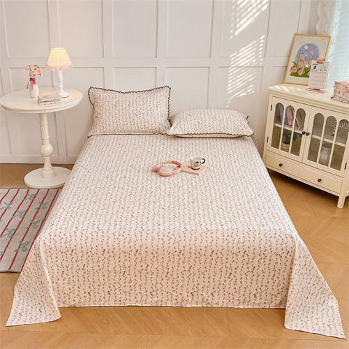 High-Quality Floral Sheet, Soft and Breathable, Lightweight, Suitable for All Seasons, Ideal for Bedroom and Guest Room
