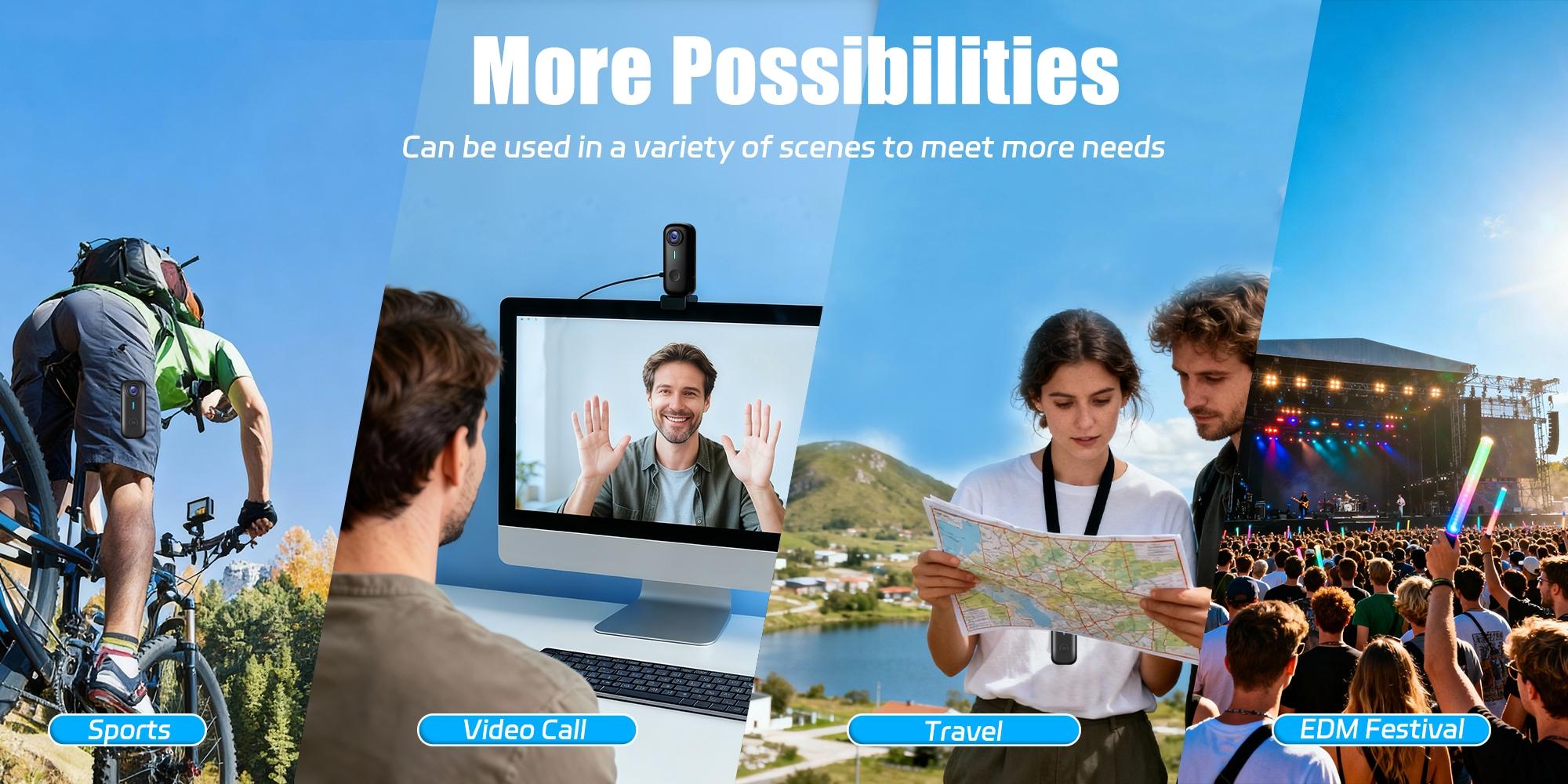Thumb Action Camera, 1080P Mini Body Camera with Audio & Video Recording, Portable POV Pocket Camera, WiFi Connectivity, Wireless Vlog Camera, Hands-Free Sports DV with Magnetic Lanyard, Ski Camera Thumb Action Camera, 1080P Mini Body Camera with Audio & Video Recording, Portable POV Pocket Camera, WiFi Connectivity, Wireless Vlog Camera, Hands-Free Sports DV with Magnetic Lanyard, Ski Camera