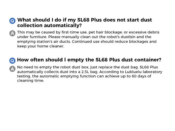 Lubluelu SL68 Plus Smart Robot Vacuum and Mop with Auto-Empty Dock, 5500Pa Strong Suction, 60-Day Large Dustbin, LiDAR Navigation, Alexa & App Control – for Pet Hair, Floors & Carpets Lubluelu SL68 Plus Smart Robot Vacuum and Mop with Auto-Empty Dock, 5500Pa Strong Suction, 60-Day Large Dustbin, LiDAR Navigation, Alexa & App Control – for Pet Hair, Floors & Carpets