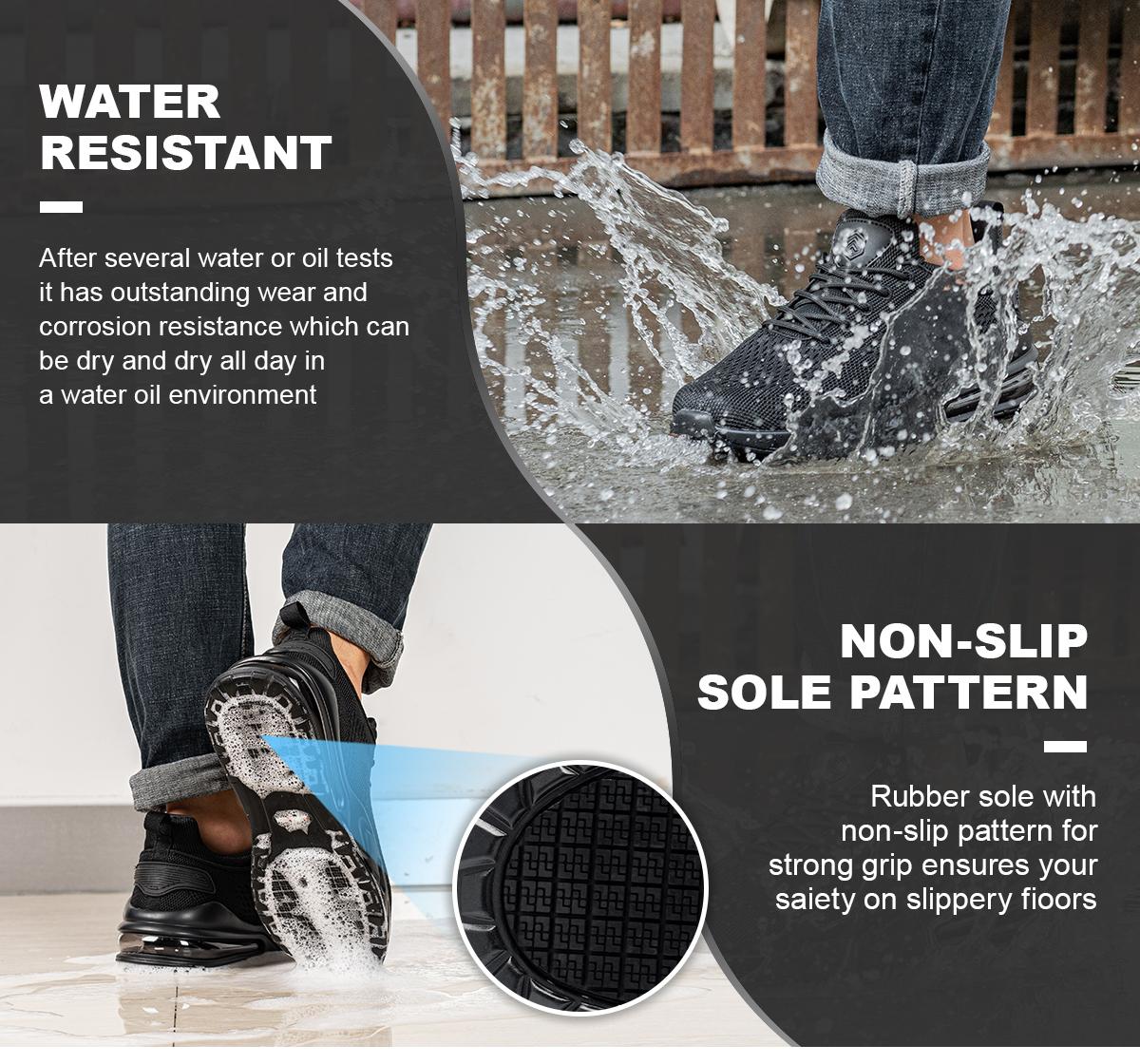 AirWalk Soldier Series Slip & Oil Resistant Chef Shoes | Waterproof & Breathable Mesh | Lightweight Safety Kitchen Work Non-Slip Shoes AirWalk Soldier Series Slip & Oil Resistant Chef Shoes | Waterproof & Breathable Mesh | Lightweight Safety Kitchen Work Non-Slip Shoes