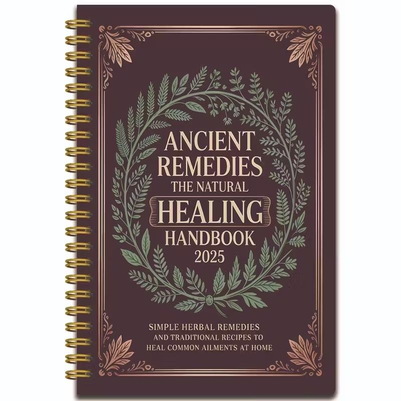 Herbal Cognitive Book, Herbal Therapy Encyclopedia with Plant Profiles, Natural Healing Guide, Home Aromatherapy Gift, Educational Herbal Manual