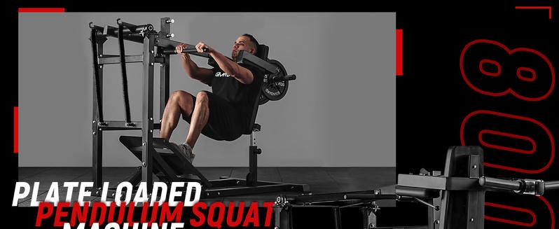 Pendulum Squat Machine, Plate Loaded Hack Squat Machine, Lower Body Strength Training Home Gym Station Home Gym System Pendulum Squat Machine, Plate Loaded Hack Squat Machine, Lower Body Strength Training Home Gym Station Home Gym System