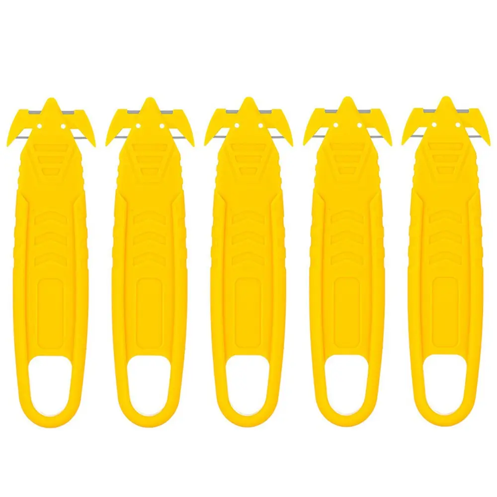Safe Portable Box Opener, Craft Knife with Plastic Handle, Sharp Blade Office Tool, Ideal for Unboxing and Crafting Tasks